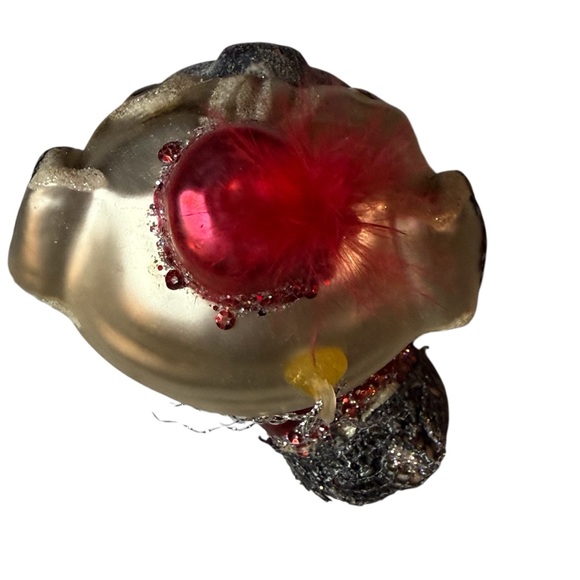 VTG Robert Stanley Anthropomorphic Blown Glass Pug Dog Christmas Ornament No Box - Picture 10 of 14